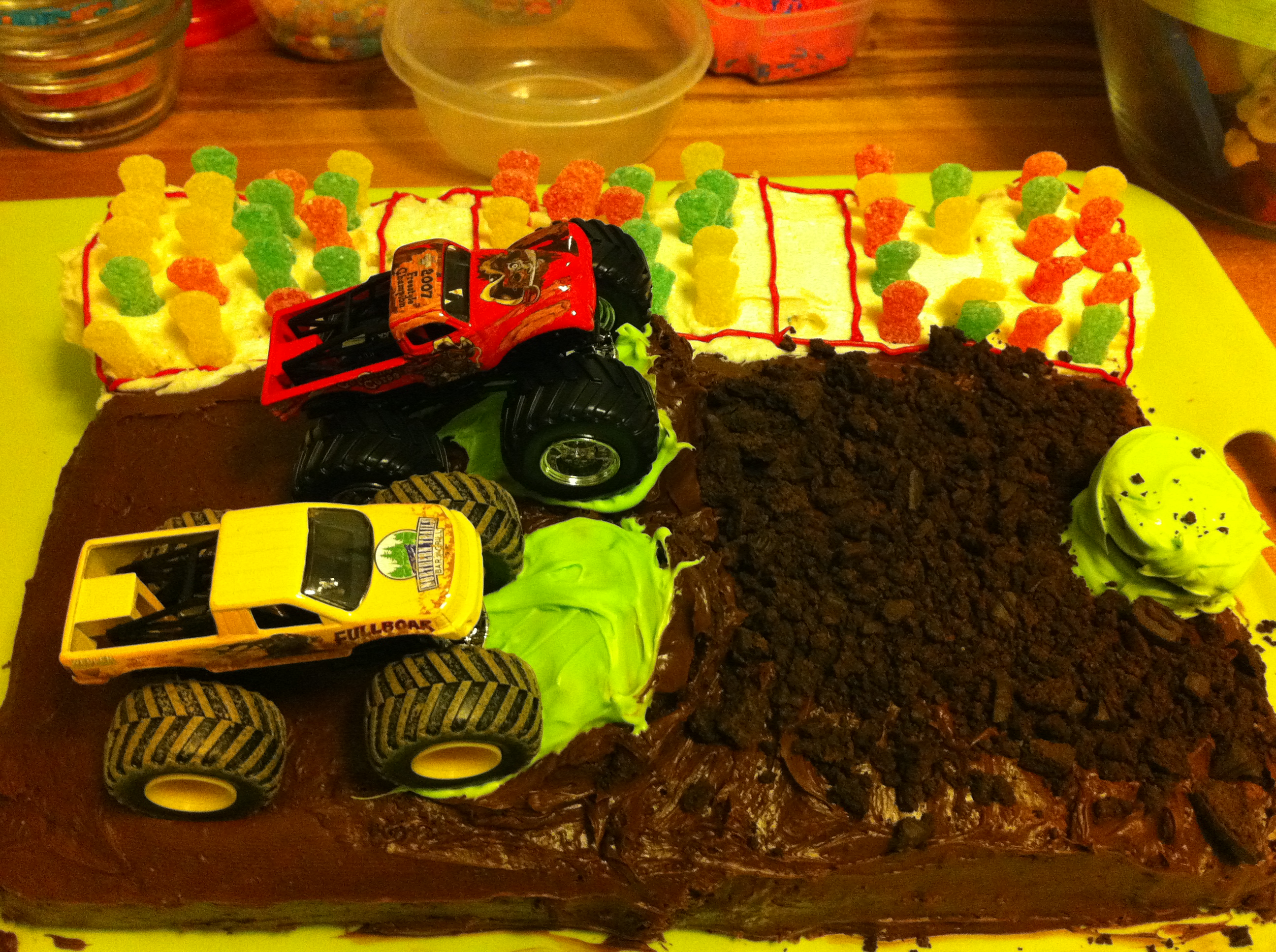 Monster Jam cake